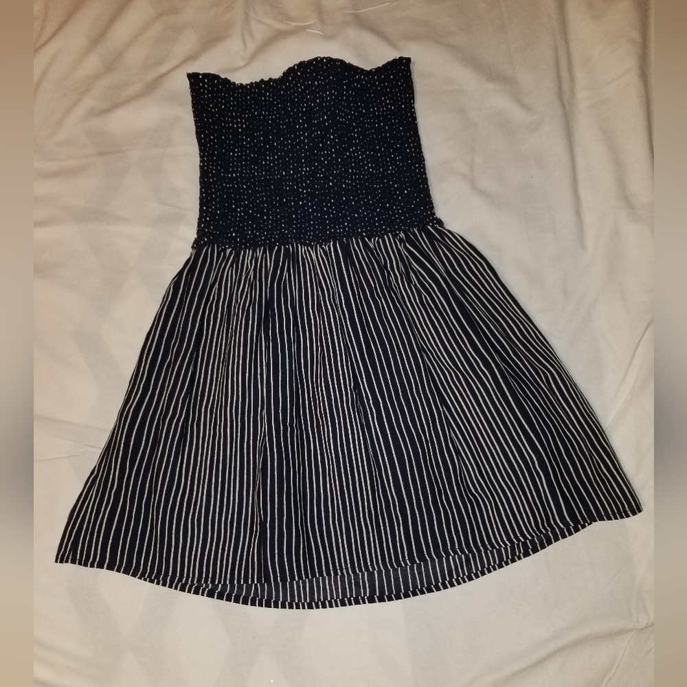 Rag & Bone Aster Mini Dress Size XXS Color Navi Blue/White - Picture 5 of 7